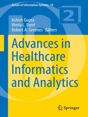 cover image of Advances in Healthcare Informatics and Analytics